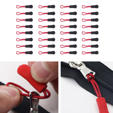 Zip Cord Tab Replacement Zipper Pull Puller End Fit Rope Travel Bag Suitcase Clothes Tent Backpack Tag Fixer Clip slider Buckle