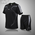 2020 New Men Soccer Set Jersey Costumes Men Sports suits tracksuit Football Kits Quick Dry Running jogging Summer Sports wear