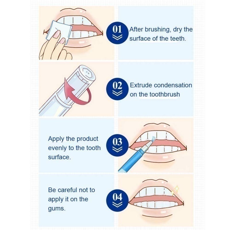 YOURWAYS New Magic Natural Fruity Aroma Teeth Whitening Gel Pen Oral Care Remove Stains Tooth Cleaning Teeth Whitener Tools