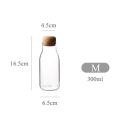 Glass Jars Mason Jar Transparent Storage Can Cork Stopper Bottle Small Glass Bottle Containers Sealed Tea Coffee Storage Tank