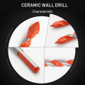 Electric Tools Center Drill Hammer Concrete Ceramic Tile Metal Drill Bit Round Shank 6mm-12mm DIY Wall Hole Saw Drilling