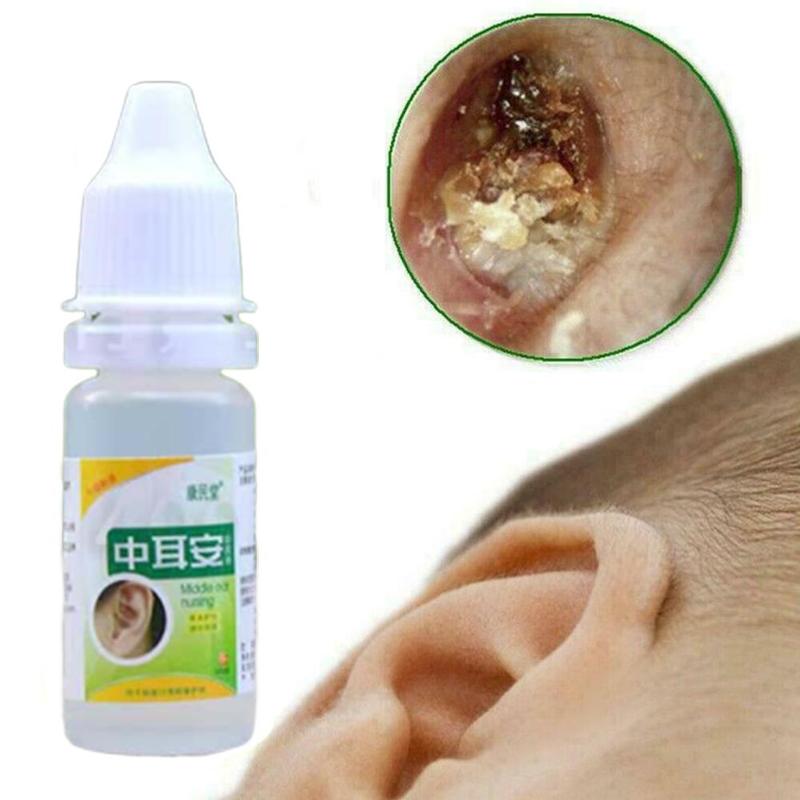 10ml Ear Ear Liquid Acute Otitis Drops Chinese Herbal Deafne For Ear Sore Caring Medicine Tinnitus Health C9Y6