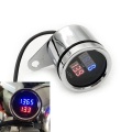 New Motorcycle Meter Refit Digital Tachometer Lingua Electronic Tachometer With Voltage 50Cc-250Cc