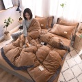 Korean Princess Style Bedding Set Luxury 3/4pcs Family Set (Duvet Cover + Bed Flat Sheet + Pillow Case) Kids' Room Decoration