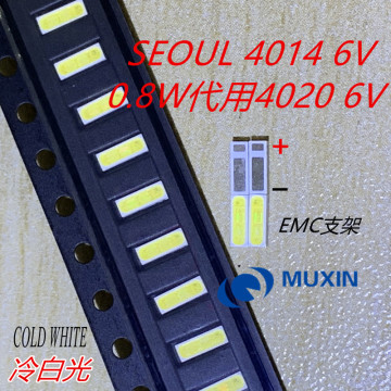 1000PCS/Lot FOR SEOUL 4014 SMD LED Beads Cold white 1W 6V 150mA For TV/LCD Backlight LED Backlight High Power LED 4020 6V