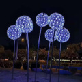 Waterproof 3D led dandelion flower motif light