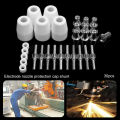 40Pcs/Set PT-31 LG-40 Air Plasma Cutter Cutting Torch Nozzle Electrode TIP Fit CUT40 Wholesale