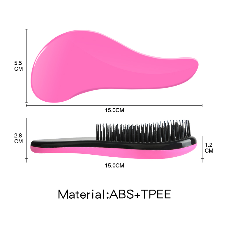 Hot Sale Mini-TT Hair Comb Detangling Hair Brush Women Haircare Anti-knot Styling Barber Hotcomb Modeling Tools Wholesale