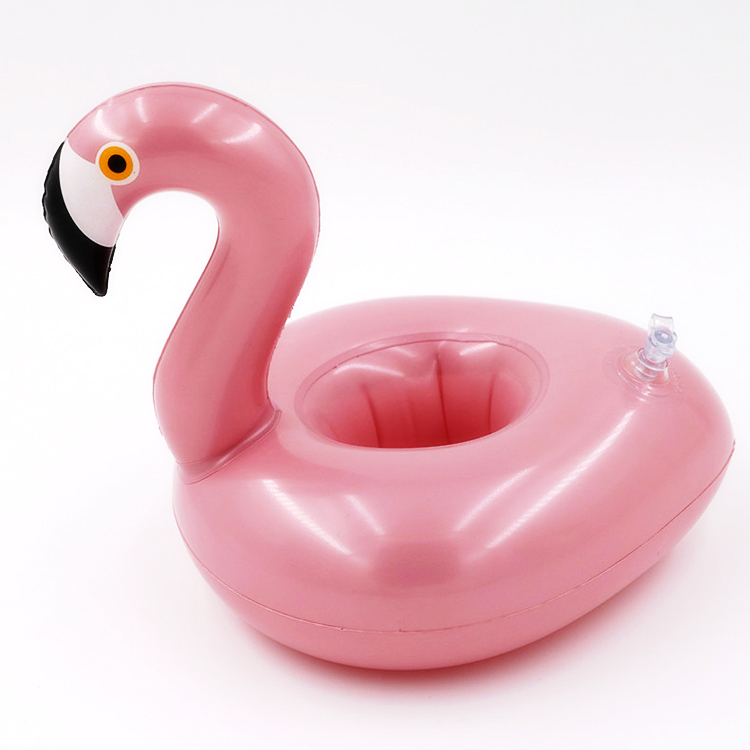  Inflatable Flamingo Drink Holders Set Pool Drink Floats