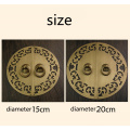 15cm Or 20cm Chinese antique copper Cabinet handle furniture copper lock ring Retro cabinet door and window drawer handle