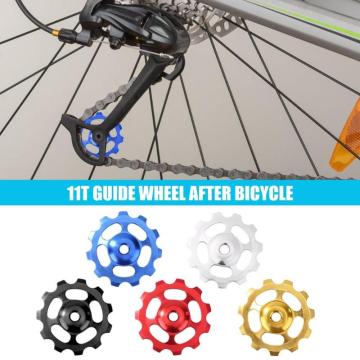 Bike Rear Derailleur Installa and Remove Convenient Simple Jockey Wheel Aluminum Ceramic Bearing 11T Guide Roller