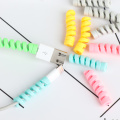 10pcs Spiral Cable protector Data Line Desk Set Earphone Cable Organizer Wire Data Line Holder Winder Wrap Cord Desk Accessories