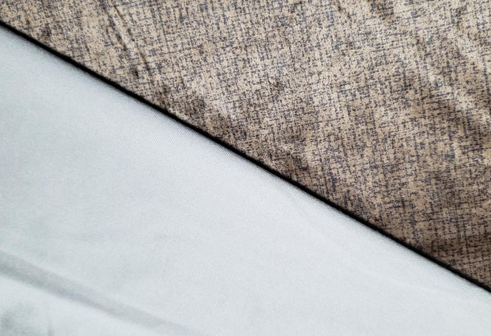 Sofa Upholstery Printed Velvet Fabric Back