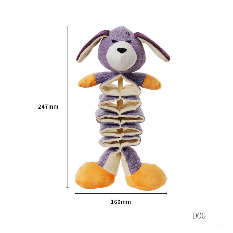 Bite Resistant Pet Plush Toy Bear