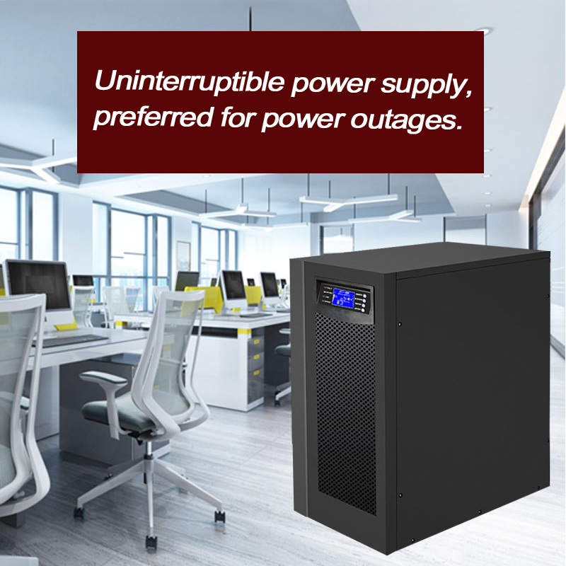 6KVA Uninterruptible Power Supply External 192V DC Batteries Bank to 220AC 50HZ Pure Sine Wave Online UPS