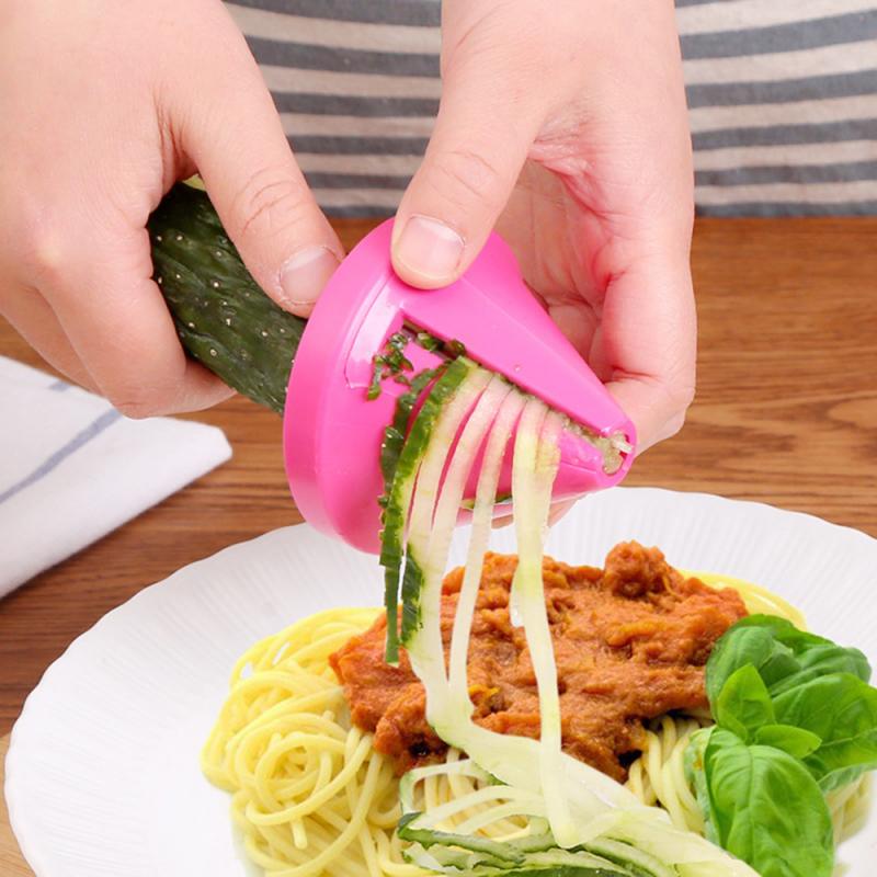 Kitchen Tools Accessories Gadget Funnel Model Spiral Slicer Vegetable Shred Device Cooking Salad Carrot Radish Cutter