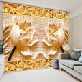Luxury 3D Curtains Drapes for Living Room Office Hotel Home Wall Tapestry Can be Customed