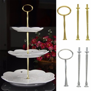 1 set O Ring Design Cake Stand Zinc Alloy 2-3 Layers Wedding Cake Plate Stand Cake Fruits Placed Tool Muffin Tray Stand Holders