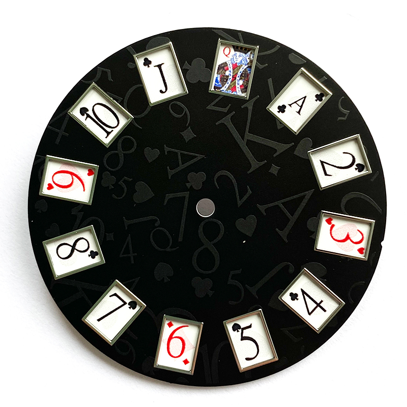 custom made Poker watch dial 