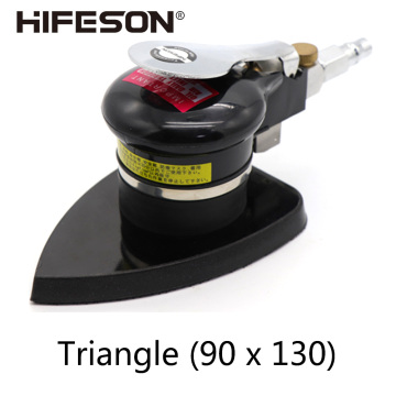 HIFESON High Quality Pneumatic sander polishing machine tool 90 * 130 triangle car interior seat polishing machine wood grinder