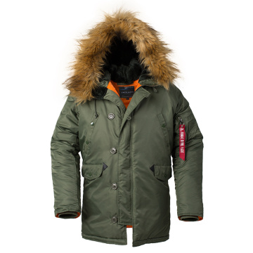 1.5KG! Men Winter Long Warm Jacket 2020 with Fur Collar Hood Thick Outdoors Jacket Parka Man Puffer Military Tactical Coats N3B