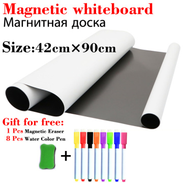 Dry Erase White Boards Magnetic WhiteBoard Fridge Stickers Kids Drawing Bulletin Board Stationery Message Boards 420*900mm Size
