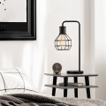 Industrial Bedside Nightstand Lamp for Bedroom