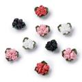 50pcs/set Mixed Color Handmade Porcelain Cabochons China Clay Beads Flower Style for Jewelry Making DIY Bracelet Necklace
