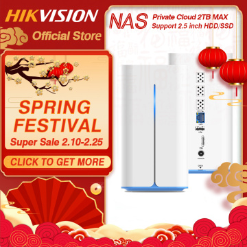 Hikvision HikStorage NAS Private Cloud Sharing Network Attached Storage Server for Home support HDD/SSD 2.5 inch H90