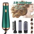 5 In 1 Hot Air Brush Hair Dryer Volumizer Salon Hot Air Paddle Styling Brush Negative Ion Generator Hair Straightener