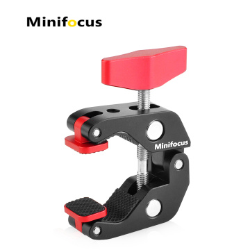 Super Clamp Photography Camera Crab Clamp for 15mm Rods Lights Umbrellas Shelves Cross Bars Plate Glass Photo Studio Accessories