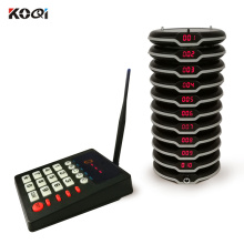Waterproof Call Pager System Restaurant Guest Waiter Wireless Queuing Calling Paging System Coaster Pagers