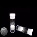 27mm Transparent Plastic Coins Storage Tube Protective Lab Tube Holder Coins Collect Protect Prevent Damage Gross Ware Tool