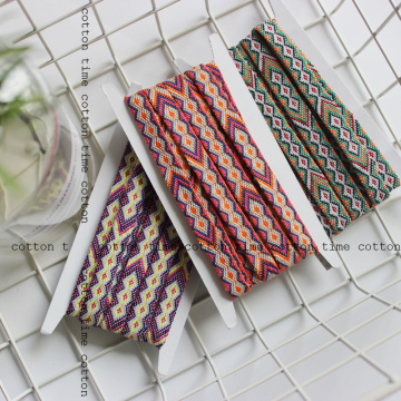 10yards/lot ethinic embroidery webbing 1cm wide ethinic emboried ribbon in vintage style accessory for bag garment