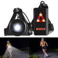 Running Lights LED Night Outdoor Camping Flashlight Warning Light USB Charge Chest Lamp Bicycle Cycling Safety Survival Tool