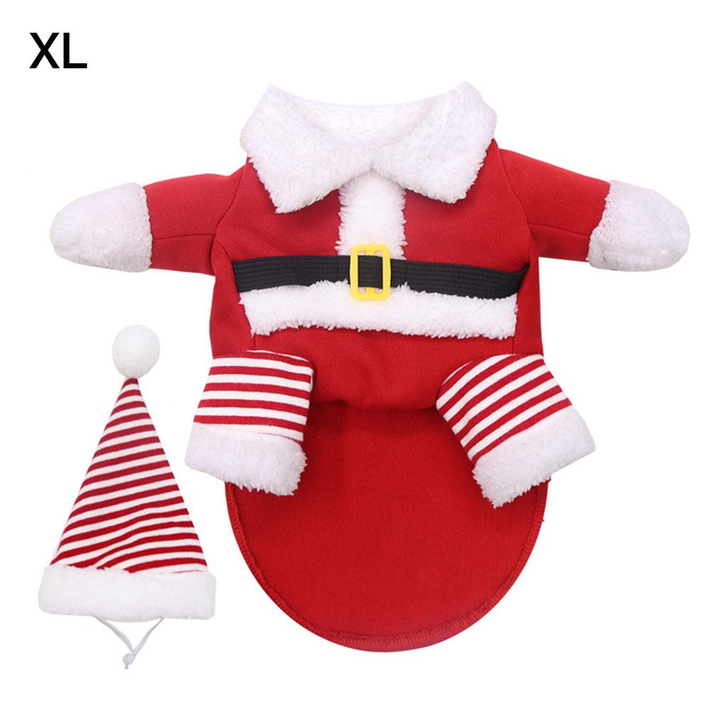 Size S-XXXL Funny Pet Clothes Christmas Costume Cute Dog Cosplay Clothes Comfortable Soft For Medium Large Dogs Cats