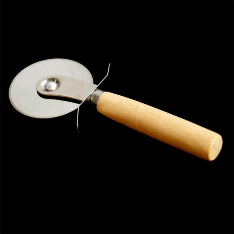 Stainless Steel Pizza Cutter Single Wheel Cut Tools Household Pizza Knife Kitchen Pizza Tools for Waffle Cookies Dropshipping