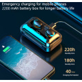 TWS Bluetooth 5.0 Earphones 2200mAh Charging Box Wireless Headphone 9D Stereo Sports Waterproof Earbuds Headsets With Microphone