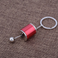 Creative Manual Transmission Gear Lever Keychain Gearbox Shift Lever Key Holder Metallic Key Rings For Car Auto Accessories