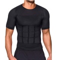 Men Body Slimming Belt Belly Abdomen Fat Burning Compression Corset Toning T-Shirt Shaper Corrective Shirt Body Shaping Vest