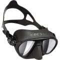 Cressi CALIBRO Ultra Low Volume Free Diving Mask Tempered Glass 2 Window Integrated Dual Frame Matte Coating Mask For Adults