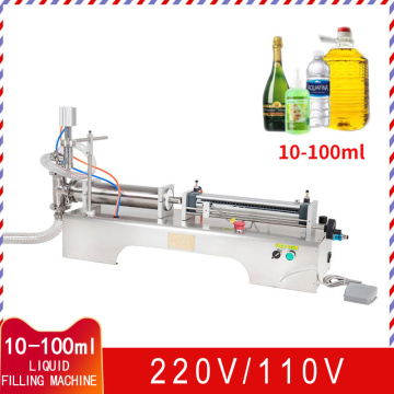 10-100ml Electric Digital Control Pump Liquid Filling Machine for Liquid Perfume Alcohol Fruit Juice Essential Oil