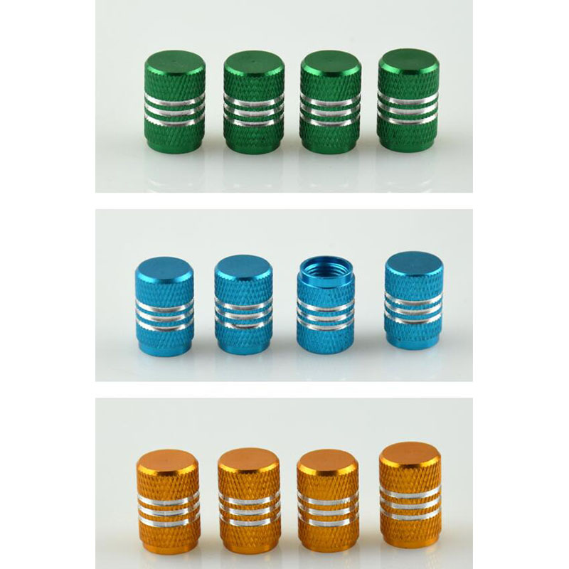 green tire caps