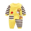 2020 Mother Newborn Baby Boys Girls Clothes 0-12 Months Cotton Romper Long Sleeve Cartoon Design Spring Autumn Cute Style Cloth