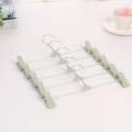 10Pcs/Set Durable Hangers for Clothes Pants Non-slip Clothes Trousers Drying with Clip Clothing Holder Closet Storage Organizer