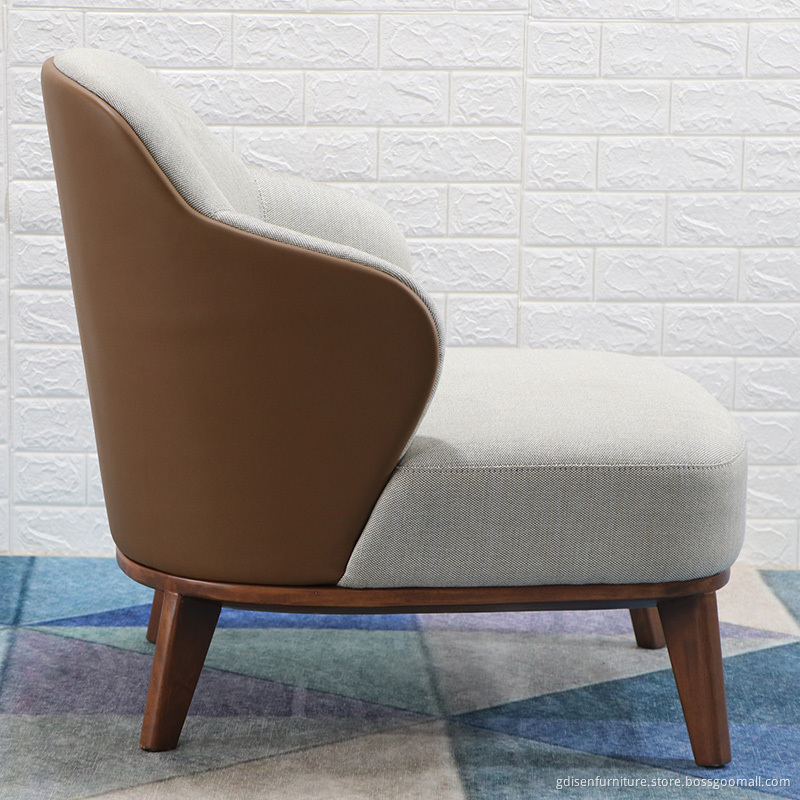 Modern Living room chaise lounge leslie chair