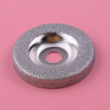 50mm Diamond Grinding Wheel Circle Disc Silver Metal Fit For Tungsten Steel Milling Cutter Tool Sharpener Grinder