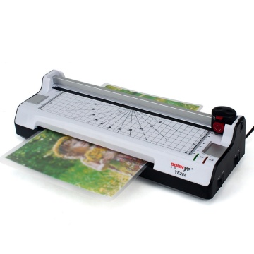 A4 Photo Paper Hot and Cold Thermal Laminator Machine Quick Warm-up Fast Laminating Speed with Pouch Board EU Plug