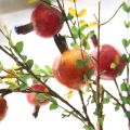 1Pc 4 Heads Artificial pomegranate fruit bean branch berries simulation flowers home decoration wedding fake flowers