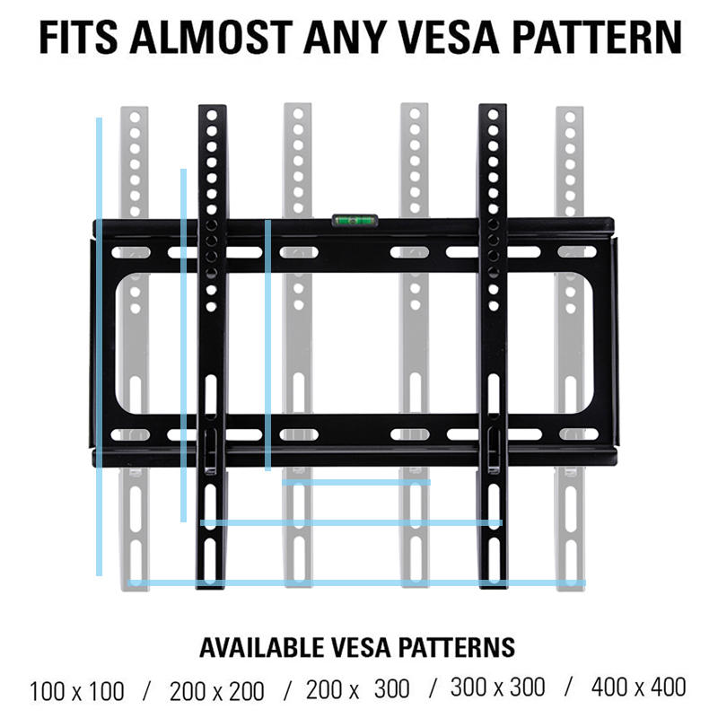 TV Wall Mount Bracket 32"-55" Tilt Bracket for TV Rack Wall Mount up to VESA 400x400mm and 110lbs LCD LED Monitor Flat Panel